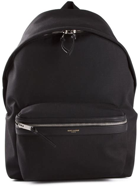 yves saint laurent pack|Saint Laurent leather backpack.